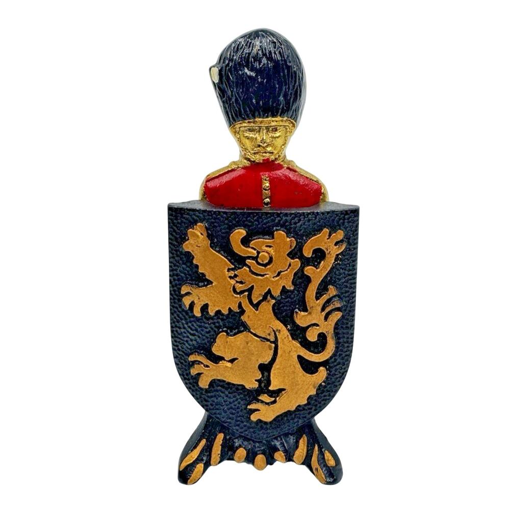 Cast Iron Bottle Opener Shield and Soldier Beefeater Redcoat British 2 Pieces